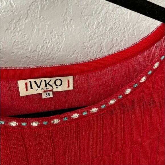 Ivko Colorful Loose Stitch Long Knit Maxi Dress - Picture 10 of 11